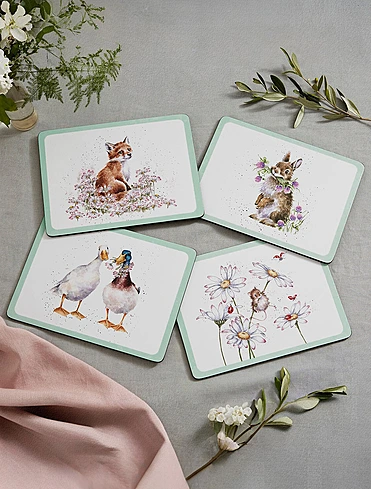 Набор из 4 плейсматов Wrendale Designs, 40х30 см