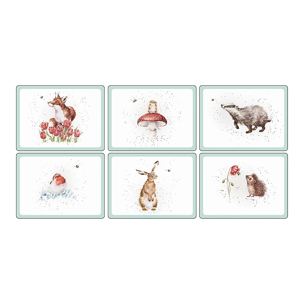 Набор из 6 плейсматов Wrendale Designs, 23х30 см от Royal Worcester