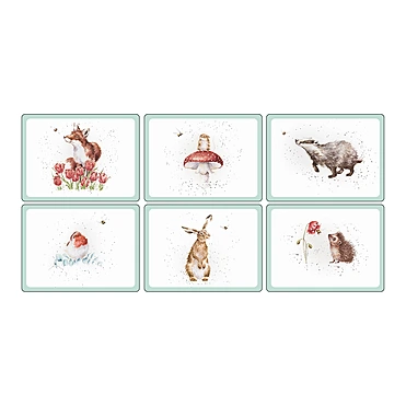 Набор из 6 плейсматов Wrendale Designs, 23х30 см