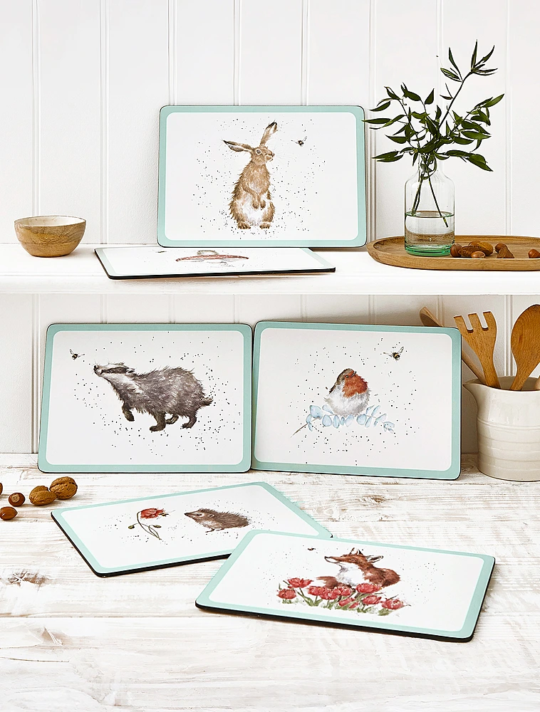 Набор из 6 плейсматов Wrendale Designs, 23х30 см от Royal Worcester
