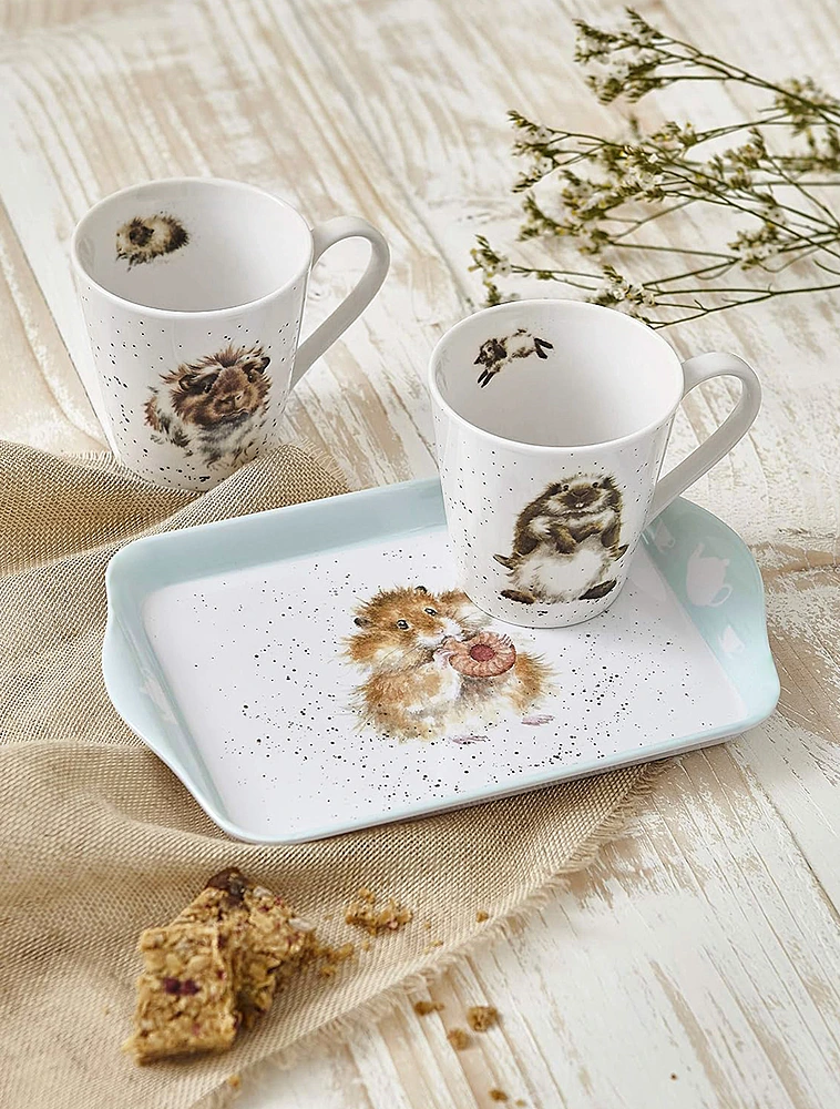 Набор из 2 кружек на подносе Wrendale Designs от Royal Worcester