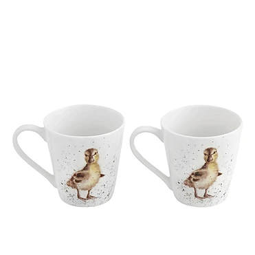 Набор из 2 кружек на подносе Wrendale Designs