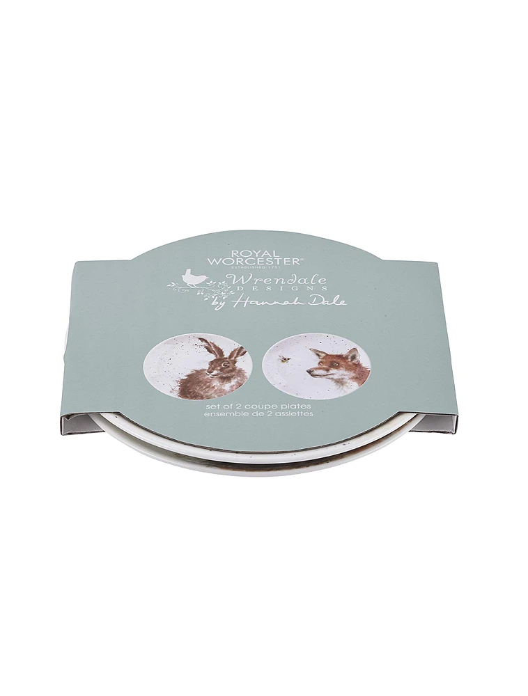 Набор из 2 пирожковых тарелок Wrendale Designs, 16,5 см от Royal Worcester