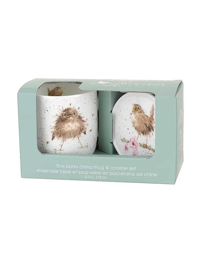 Кружка с подставкой Wrendale Designs, 310 мл от Royal Worcester