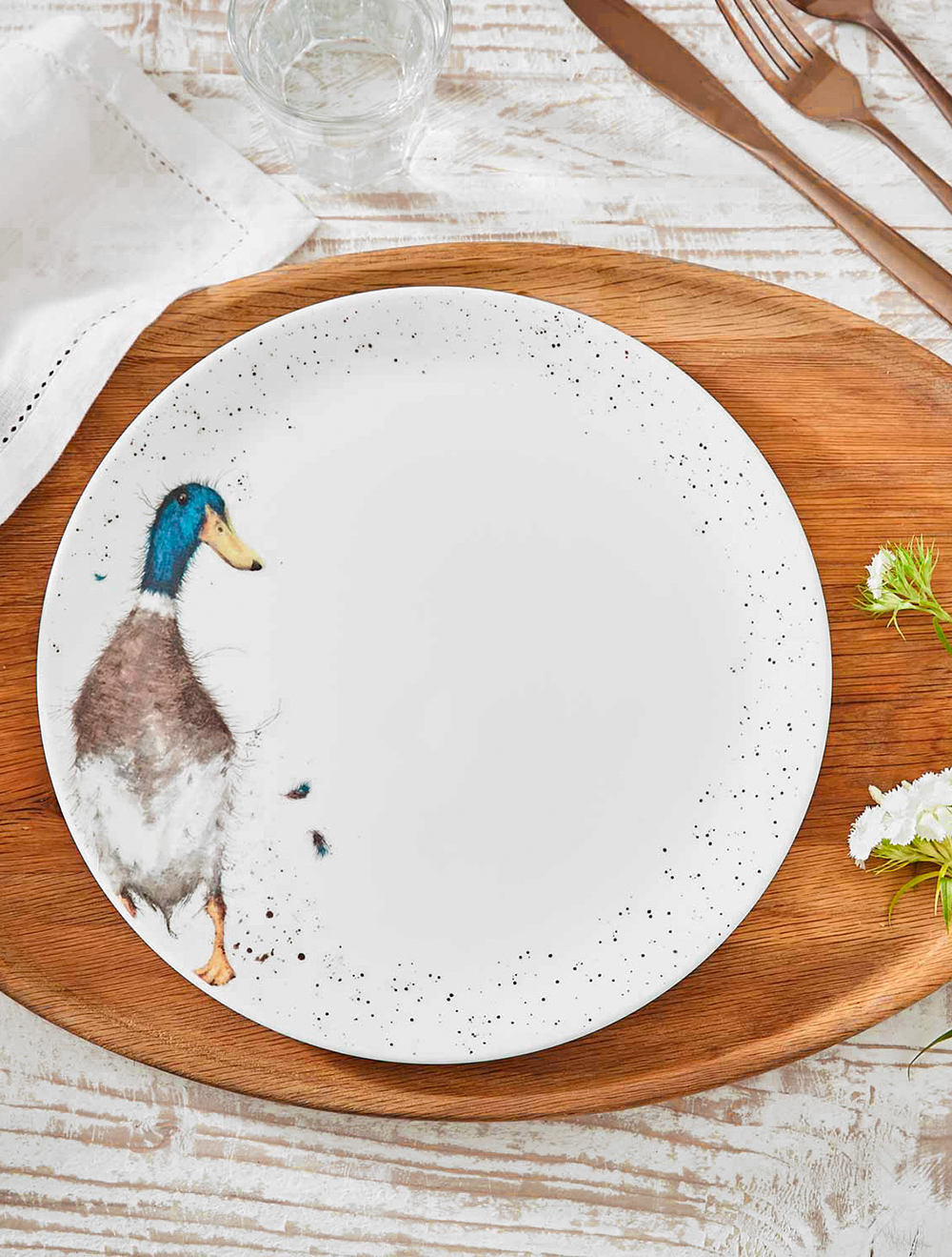 Набор из 4 обеденных тарелок Wrendale Designs, 27 см от Royal Worcester