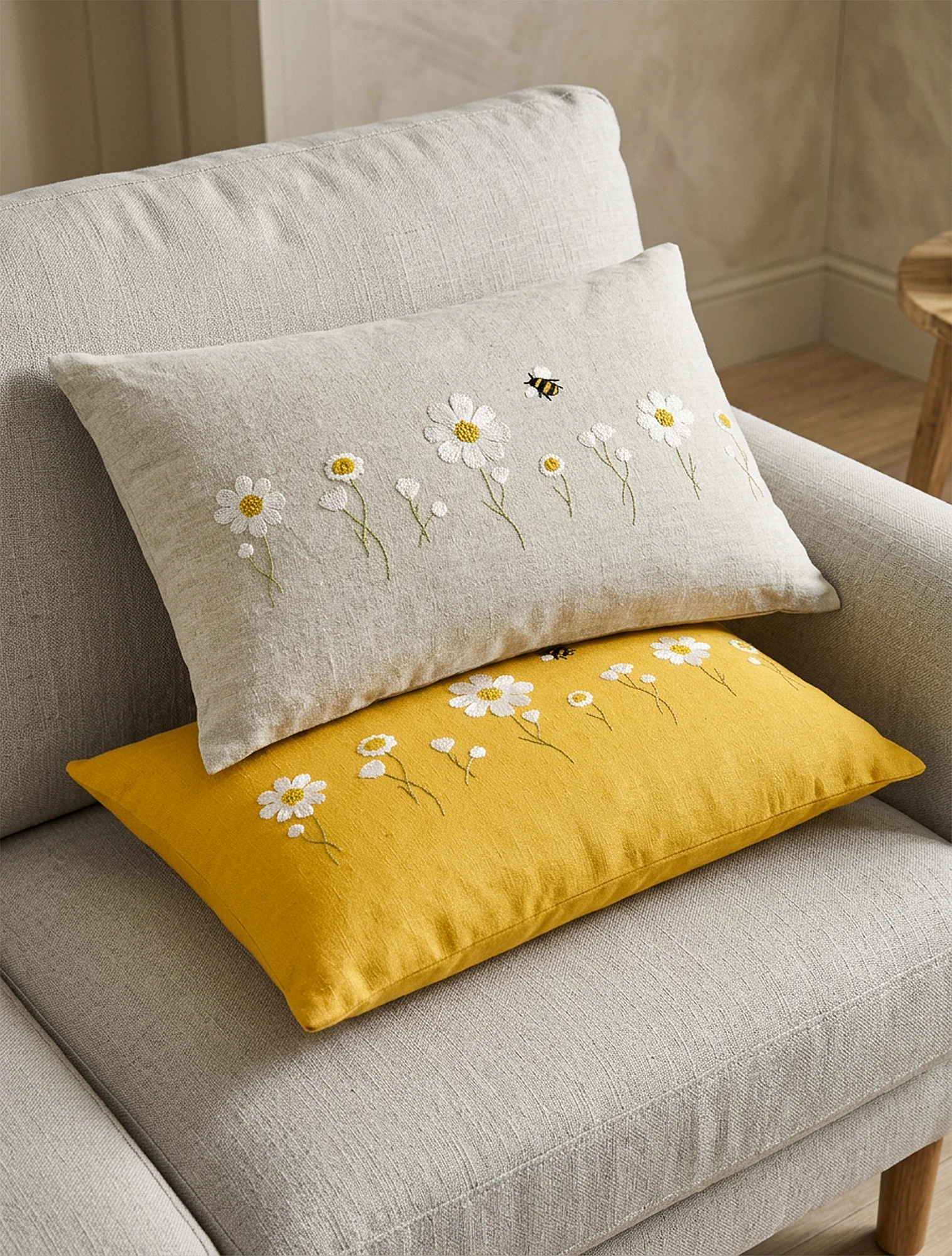 Декоративная наволочка Honeybee, 34х50 см