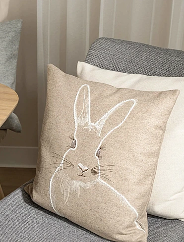 Декоративная наволочка Lady Bun, 40x40 см