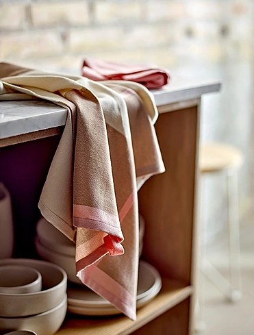 Набор из 2 кухонных полотенец Blocks, 50х70 см