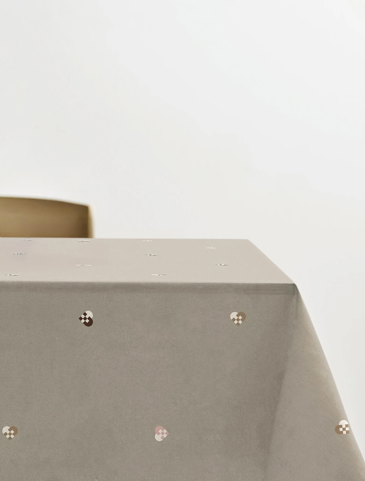 Скатерть прямоугольная Christmas Hearts, 140x270 см