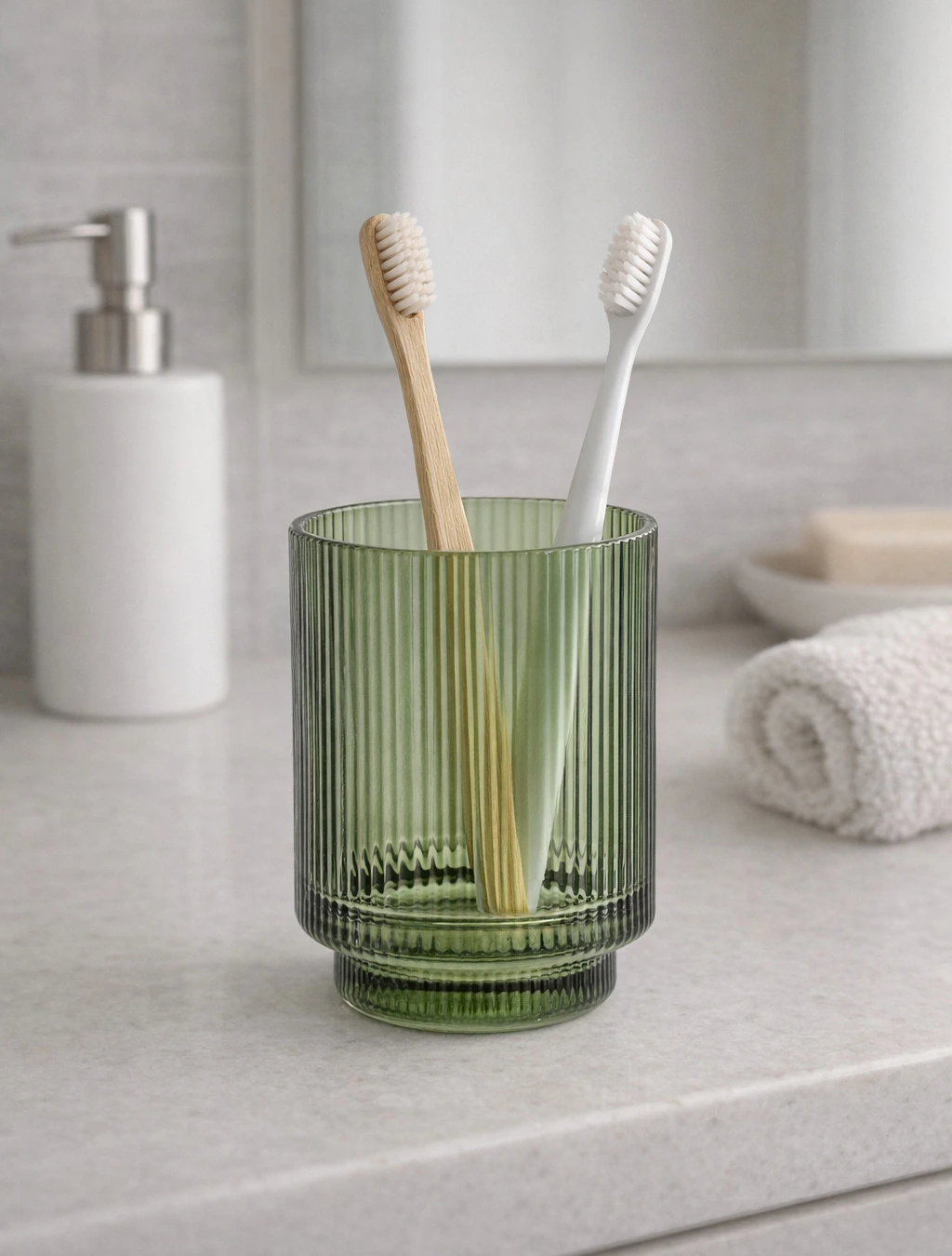 Стакан для зубных щёток Clarity, 10,5 см