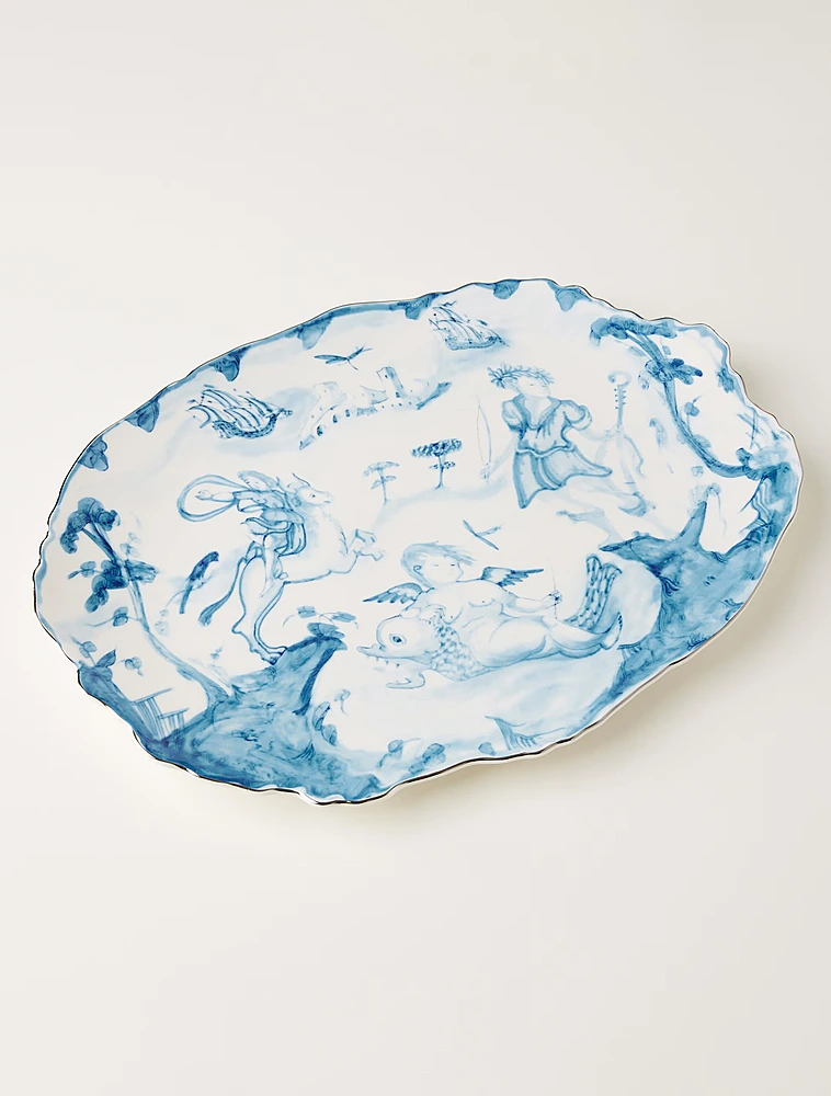 Плоское блюдо Classics On Acid, 42 см от Seletti