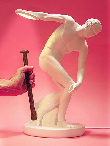 Настольная лампа Discobolux, 51 см