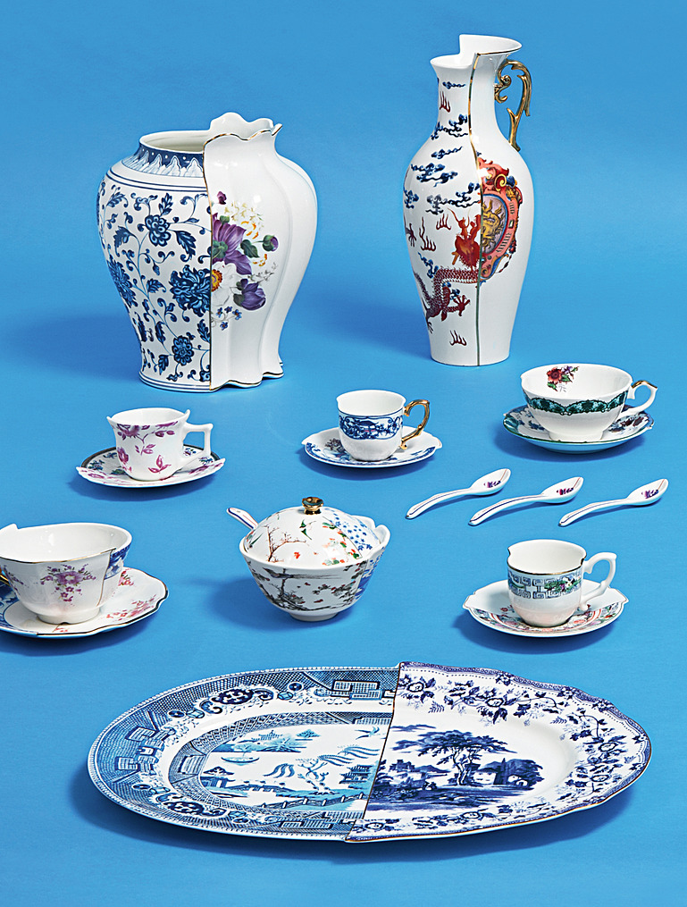 Плоское блюдо Hybrid, 37 см от Seletti