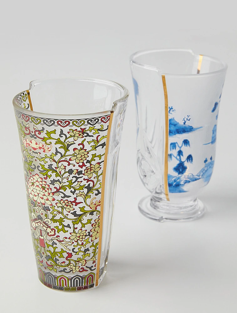 Набор из 3 стаканов для воды Hybrid от Seletti