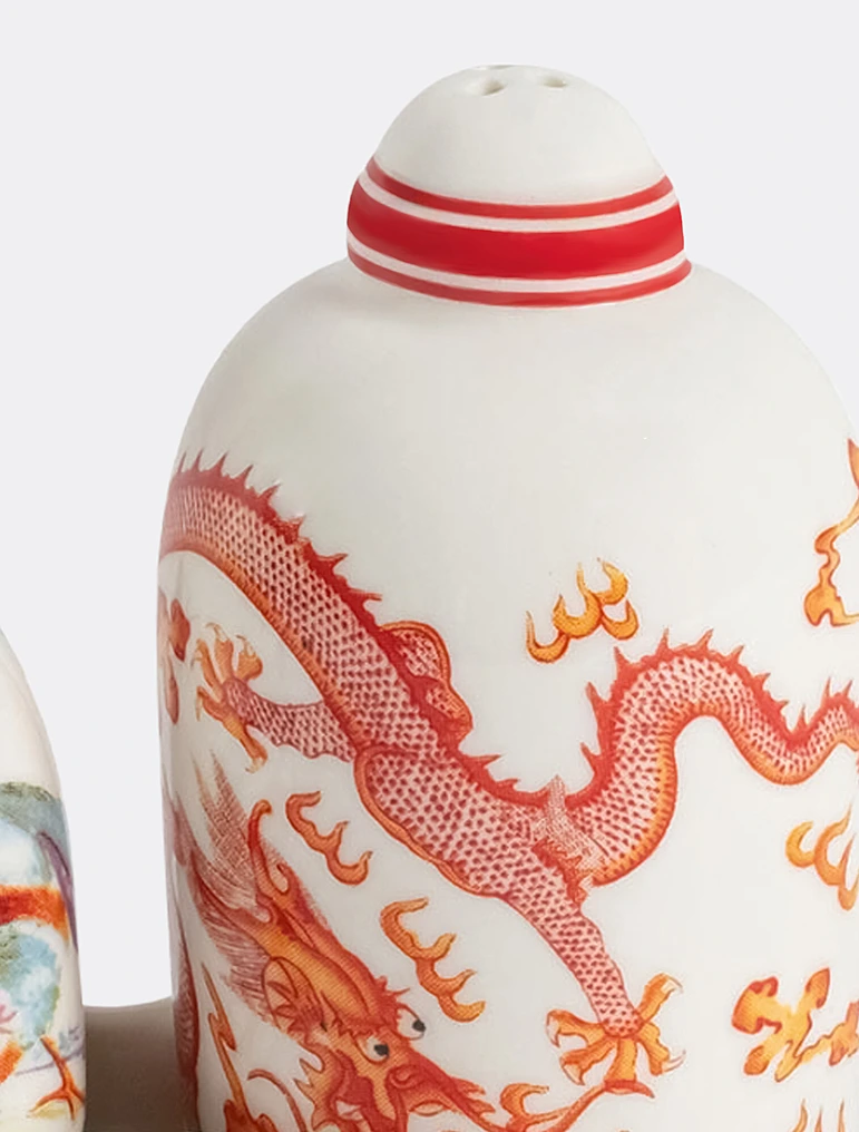 Набор из солонки и перечницы Hybrid, 10 см от Seletti