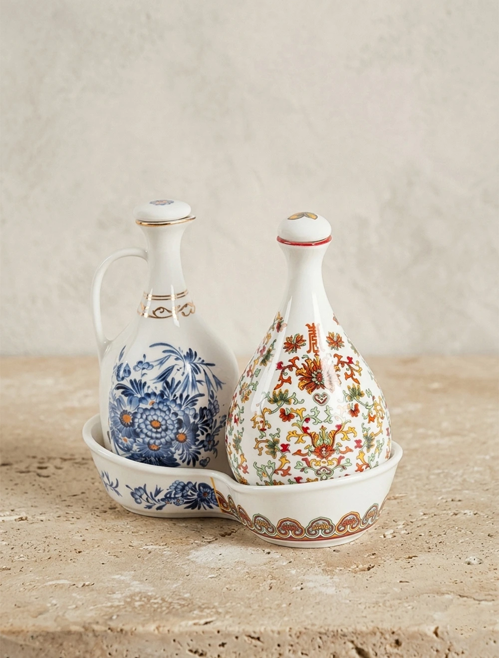 Набор из 2 ёмкостей для хранения масла и уксуса Hybrid