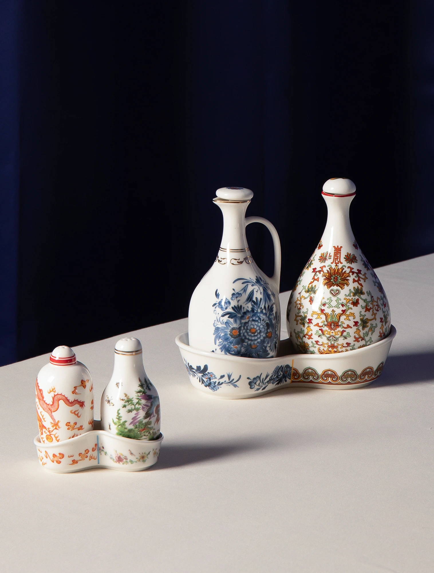 Набор из 2 ёмкостей для хранения масла и уксуса Hybrid