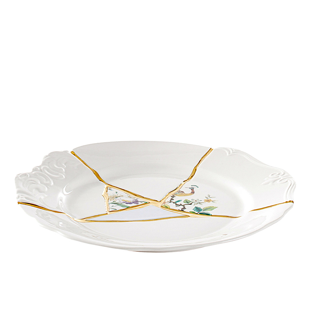 Обеденная тарелка Kintsugi, 27,5 см от Seletti