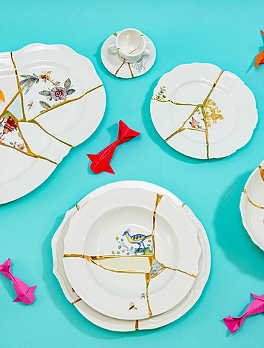 Суповая тарелка Kintsugi, 24 см