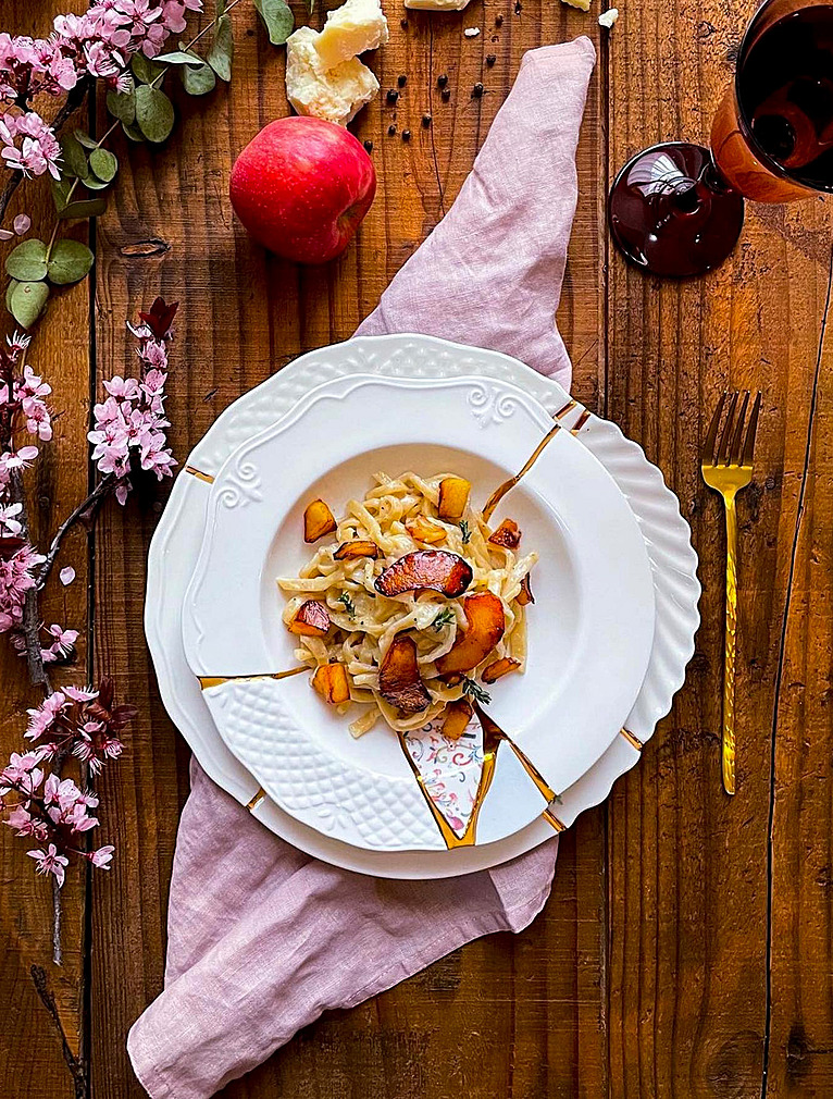 Суповая тарелка Kintsugi, 22 см от Seletti