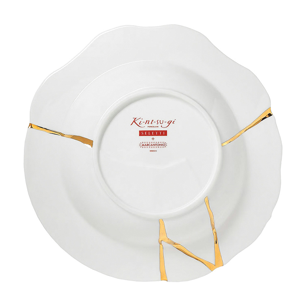 Суповая тарелка Kintsugi, 22 см от Seletti