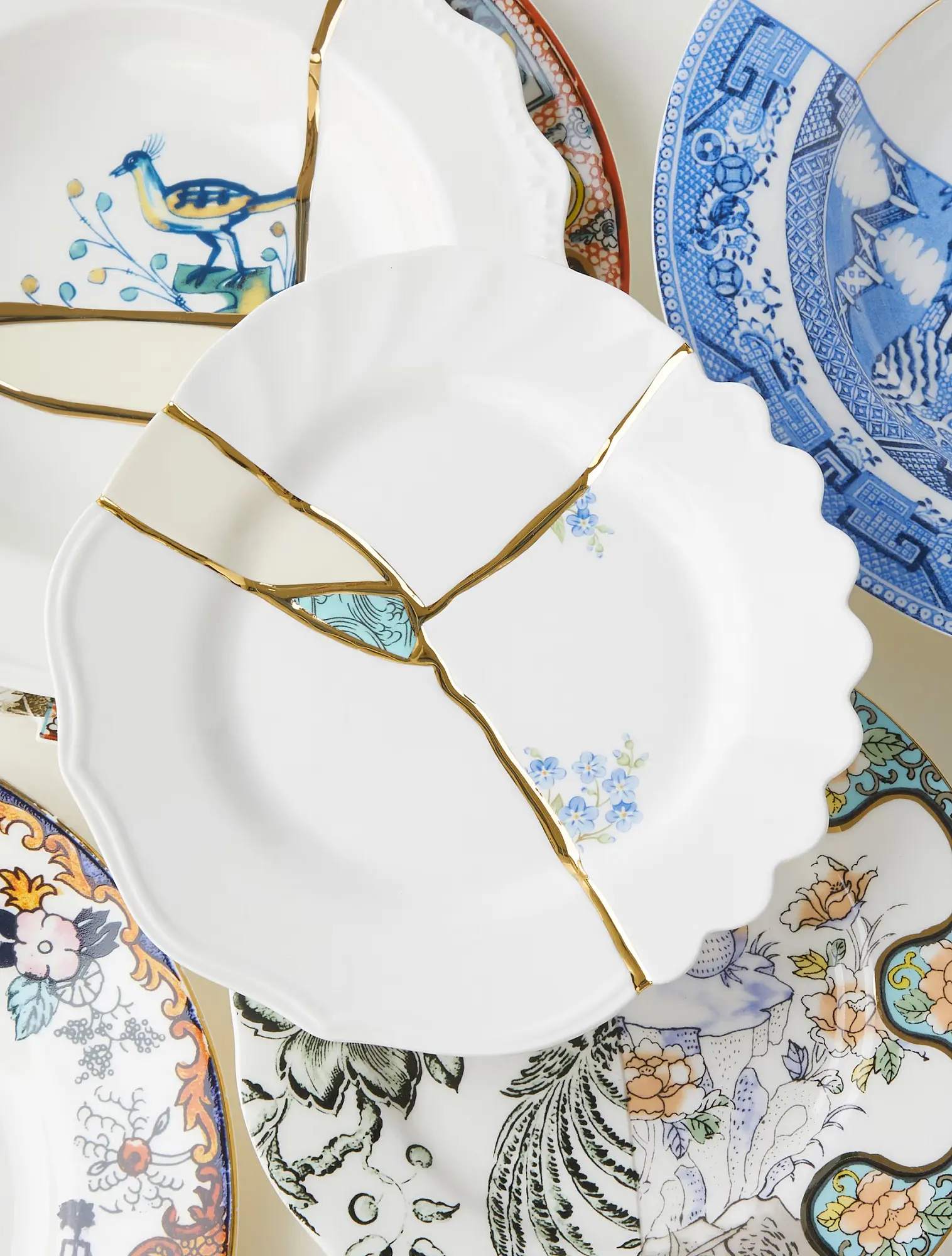 Закусочная тарелка Kintsugi, 21 см