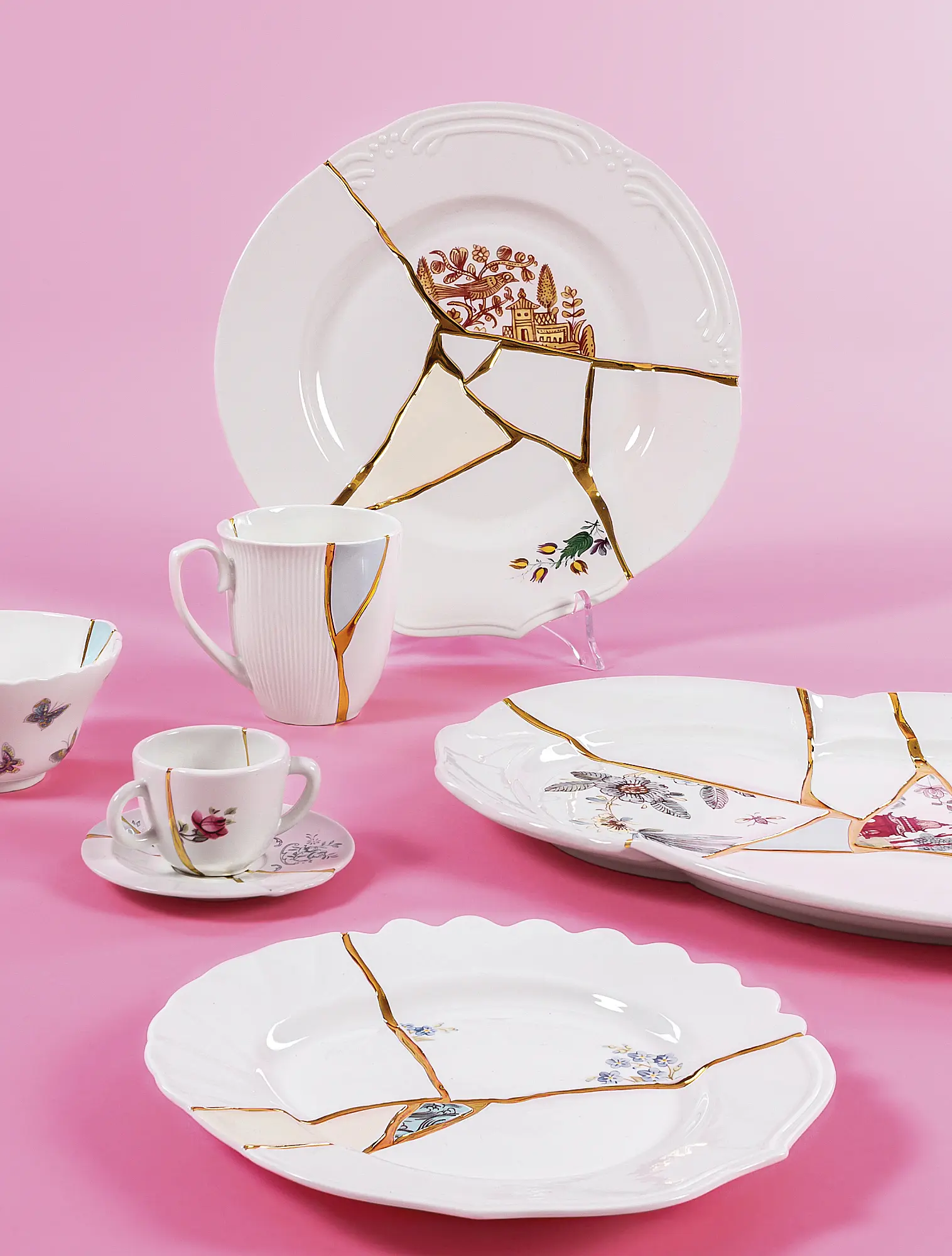 Закусочная тарелка Kintsugi, 21 см