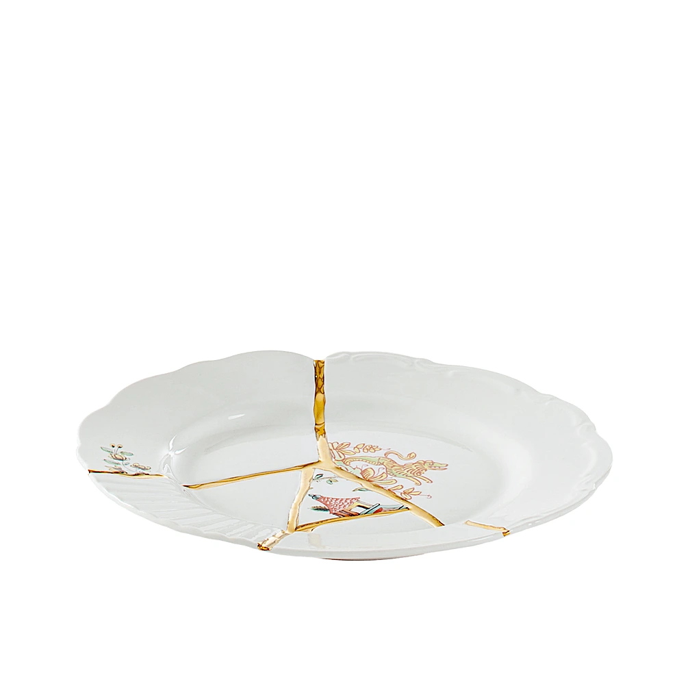 Закусочная тарелка Kintsugi, 21 см от Seletti