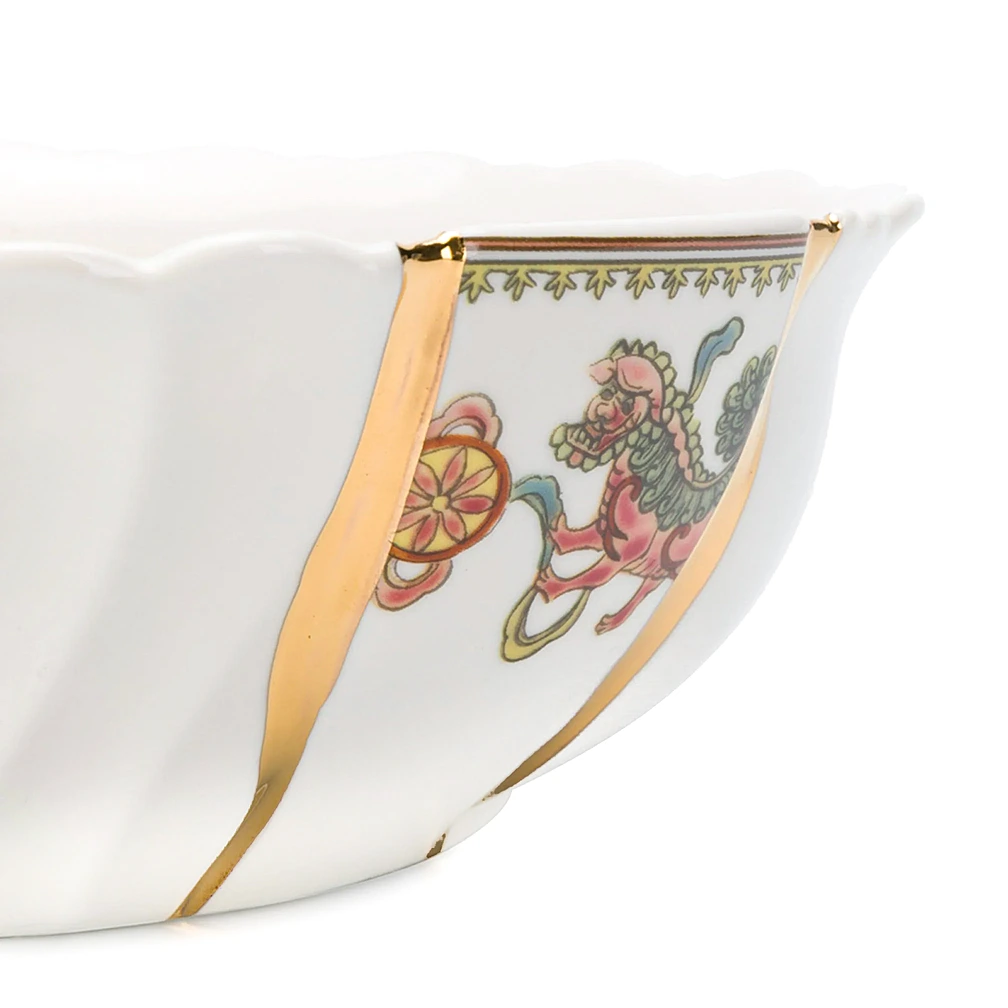 Сервировочный салатник Kintsugi, 21 см от Seletti