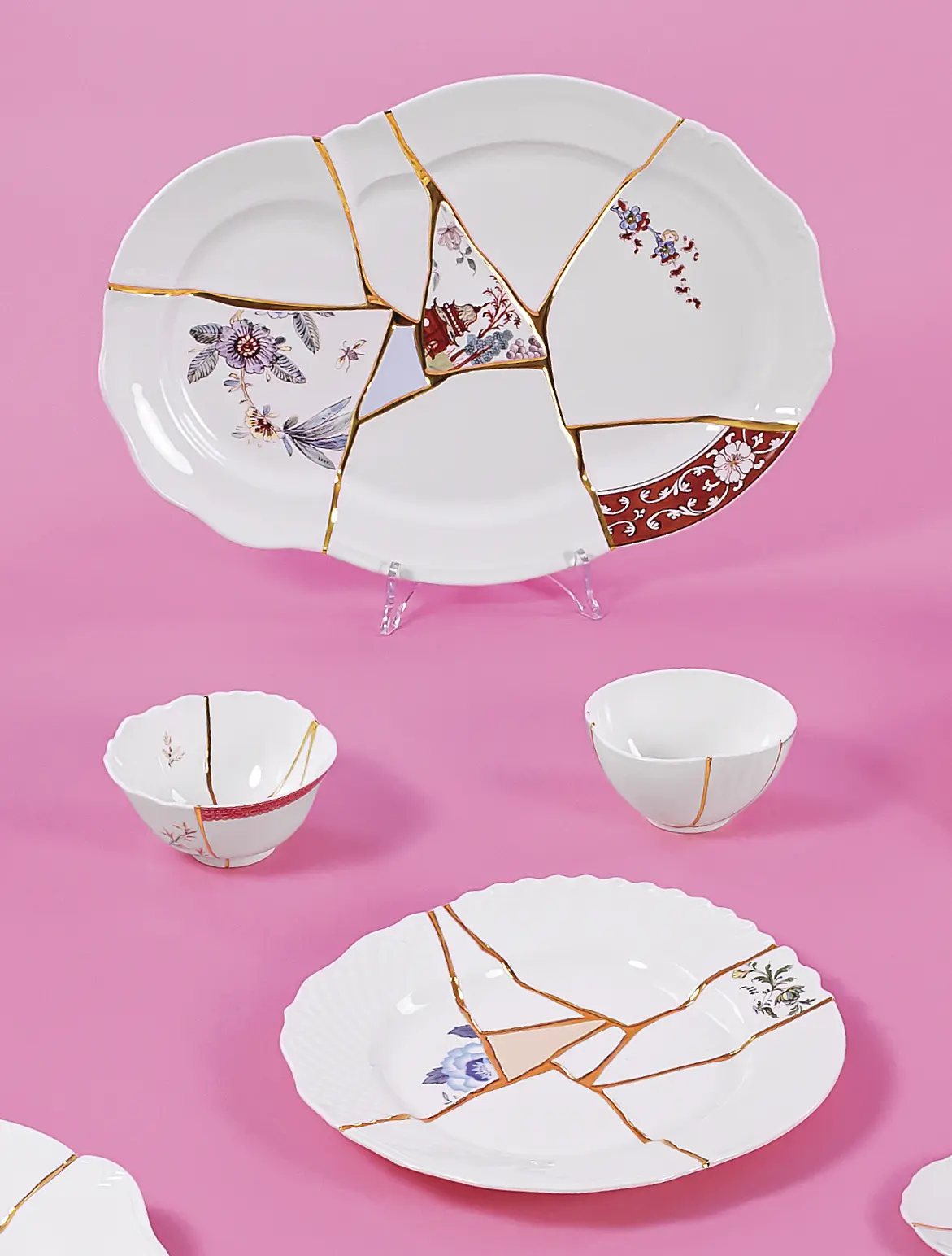 Плоское блюдо Kintsugi, 42,5 см