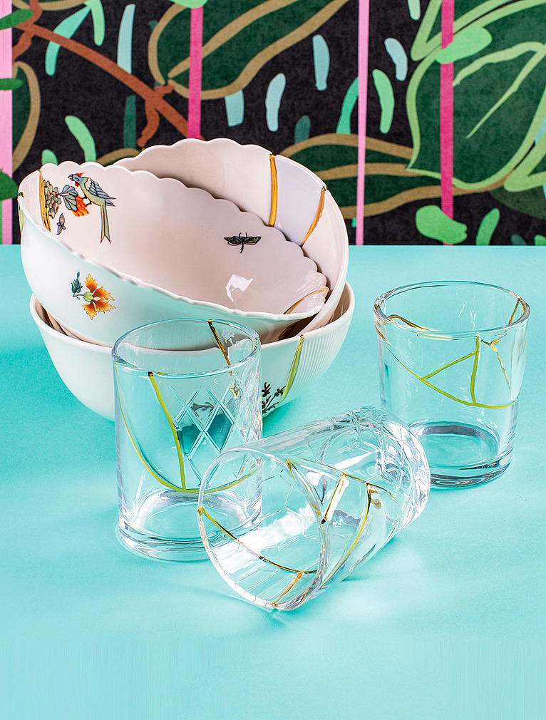 Стакан для воды Kintsugi, 250 мл от Seletti
