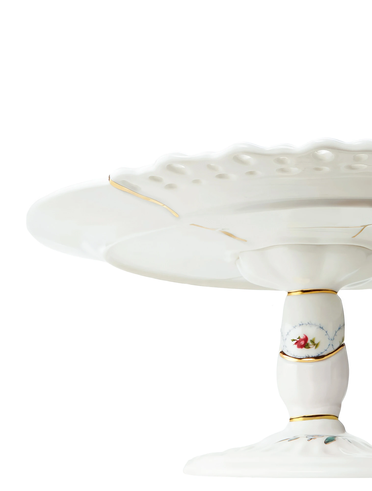 Тортовница на ножке Kintsugi, 36 см