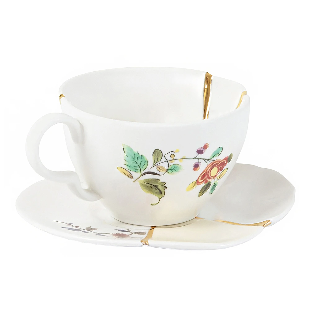 Чайная пара Kintsugi от Seletti