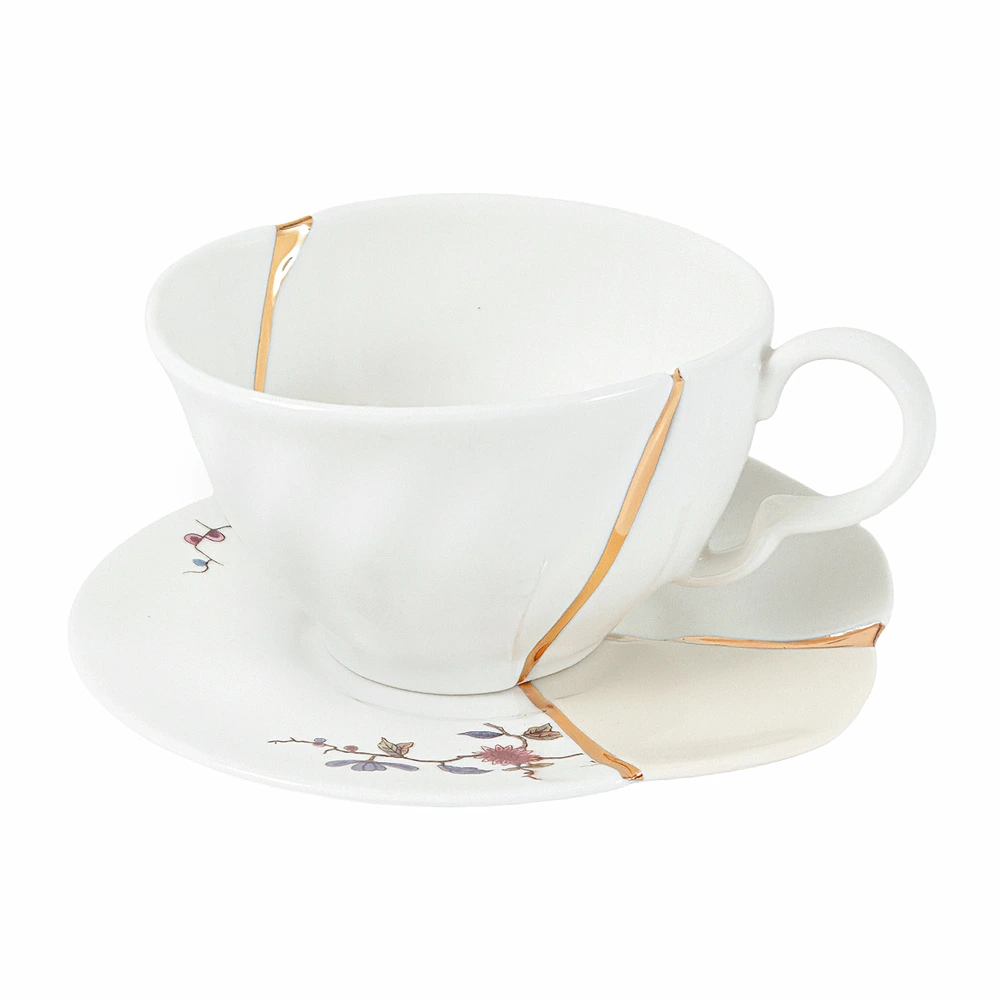 Чайная пара Kintsugi от Seletti