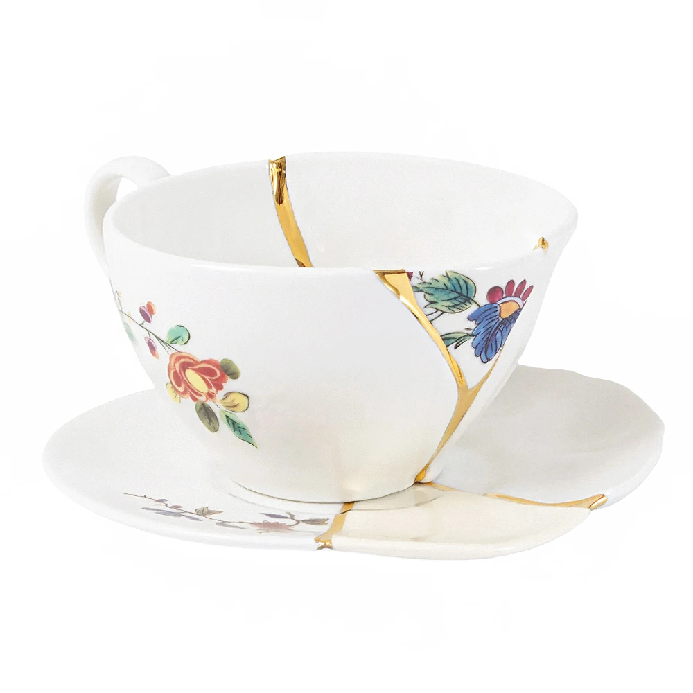 Чайная пара Kintsugi от Seletti