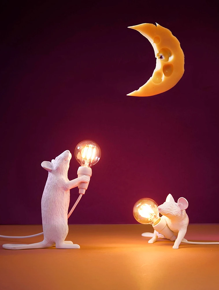 Настольная лампа Mouse Lamp, 8x21 см от Seletti