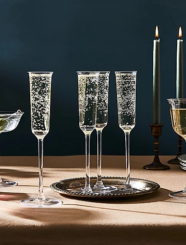 Набор из 4 бокалов для шампанского Grace, 100 мл