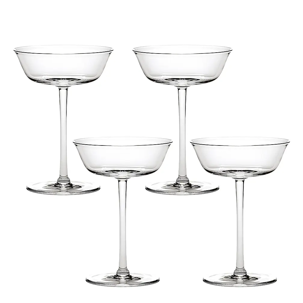 Набор из 4 бокалов для шампанского и мартини Grace, 150 мл от Serax