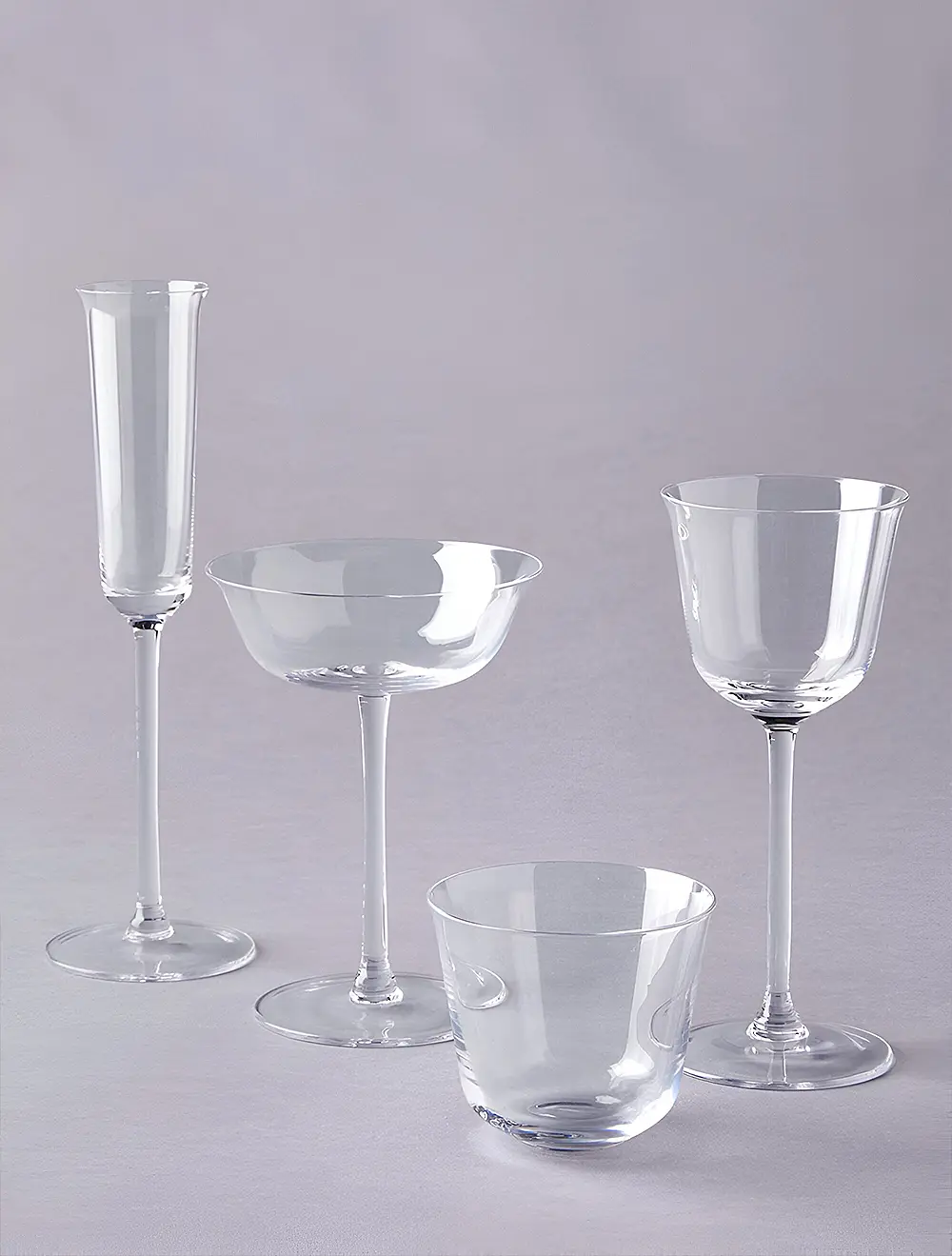 Набор из 4 бокалов для шампанского и мартини Grace, 150 мл