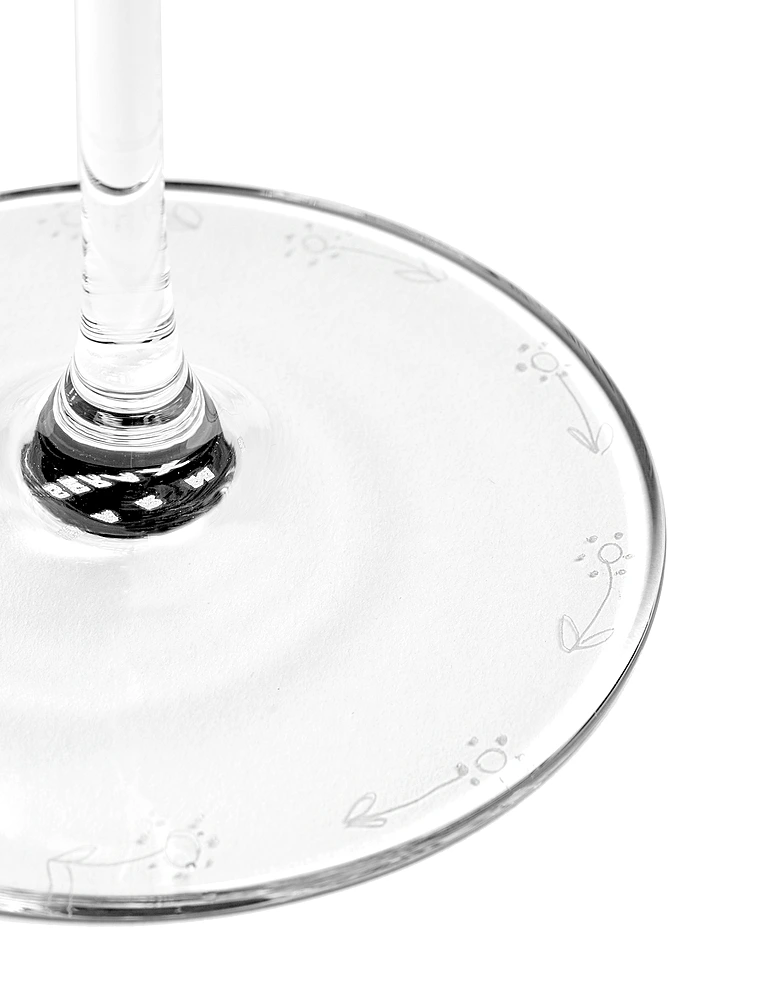 Бокал для шампанского и мартини Midnight Flowers, 240 мл от Serax