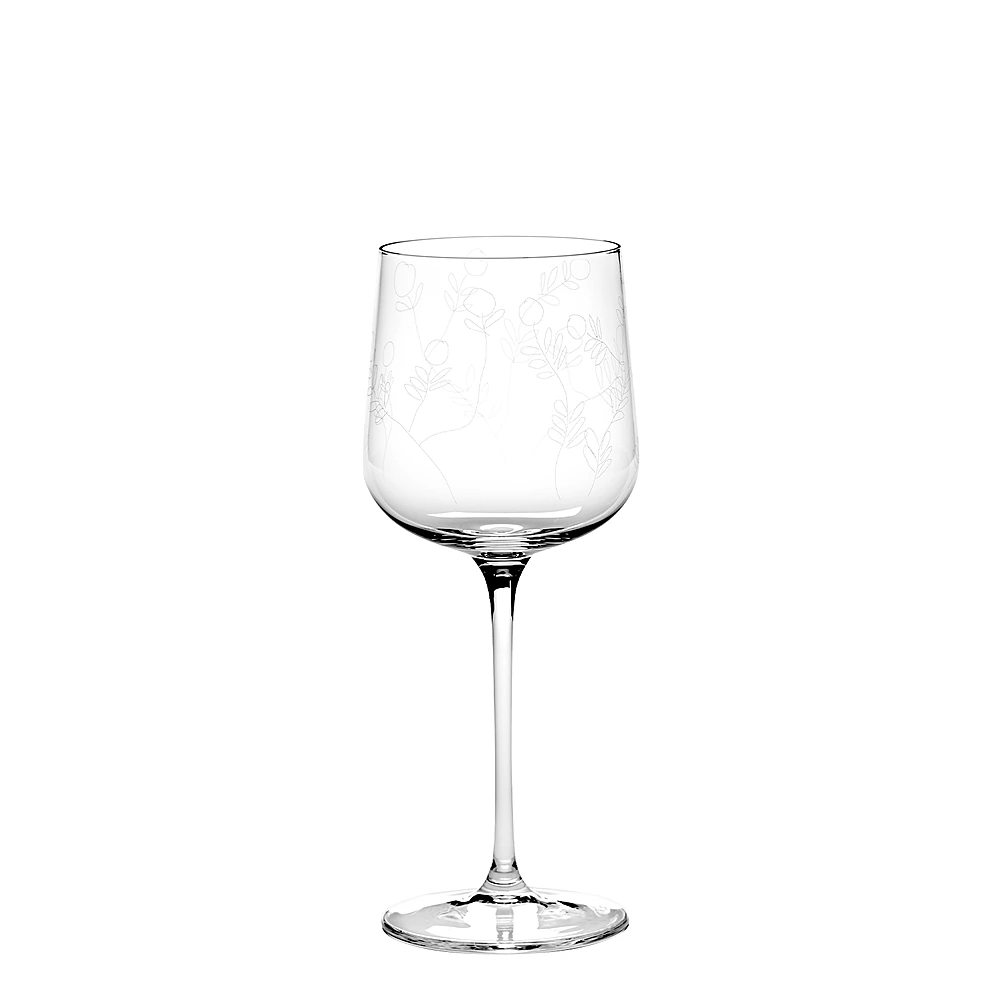 Бокал для белого вина Midnight Flowers, 400 мл от Serax