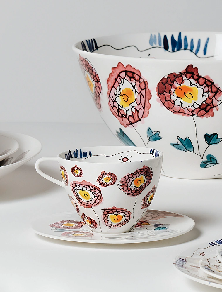 Чайная пара Midnight Flowers, 250 мл от Serax