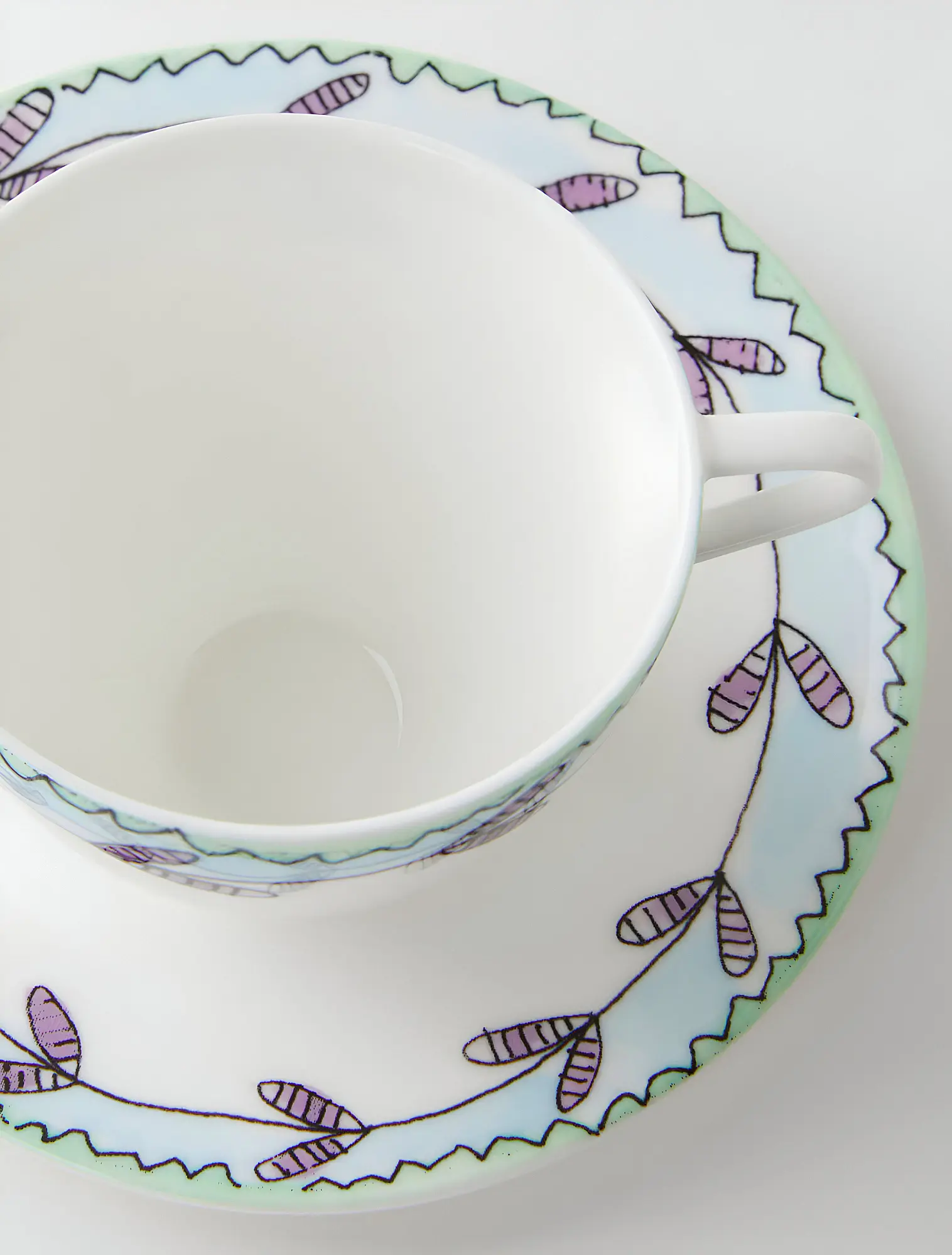 Чайная пара Midnight Flowers, 250 мл