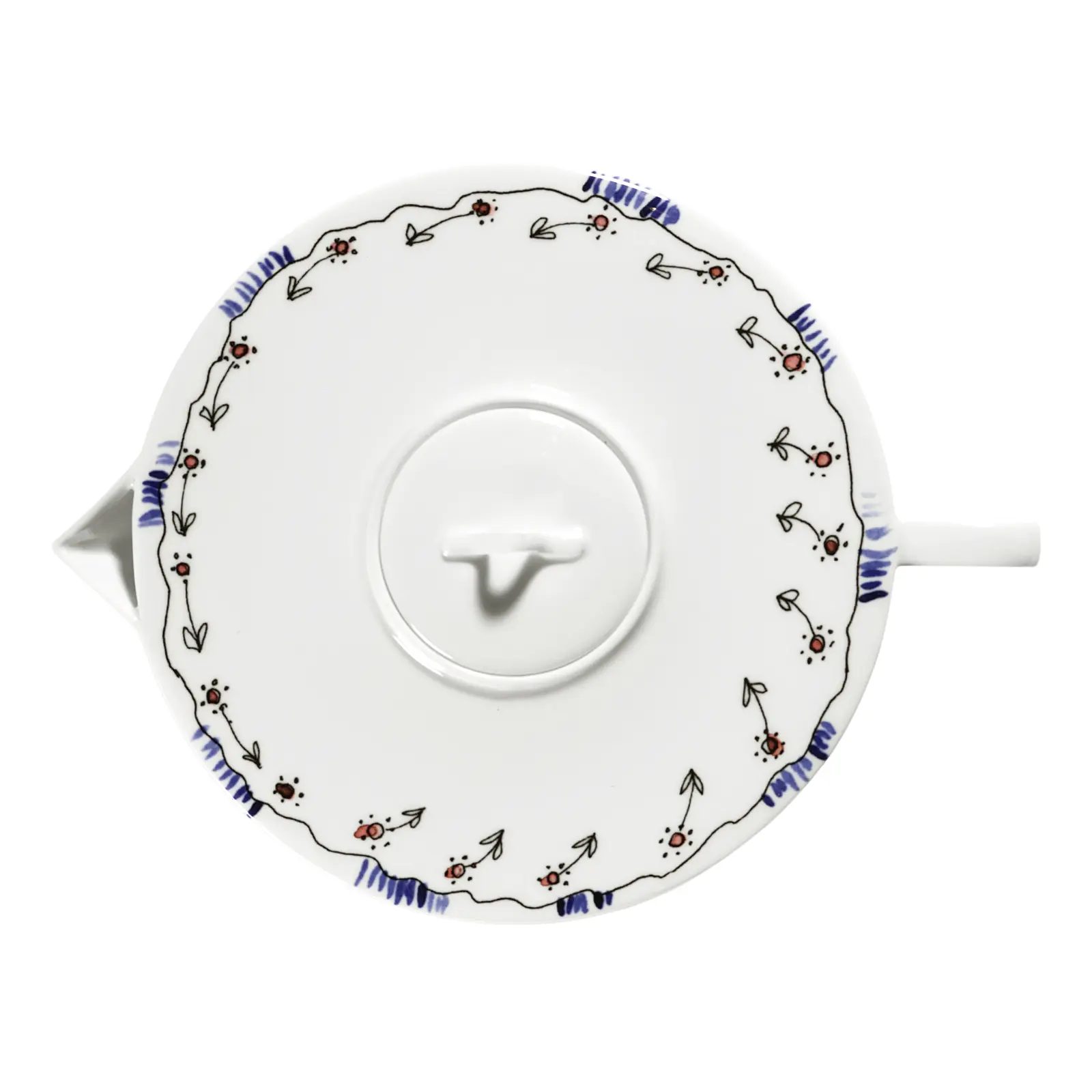 Заварочный чайник Midnight Flowers, 850 мл