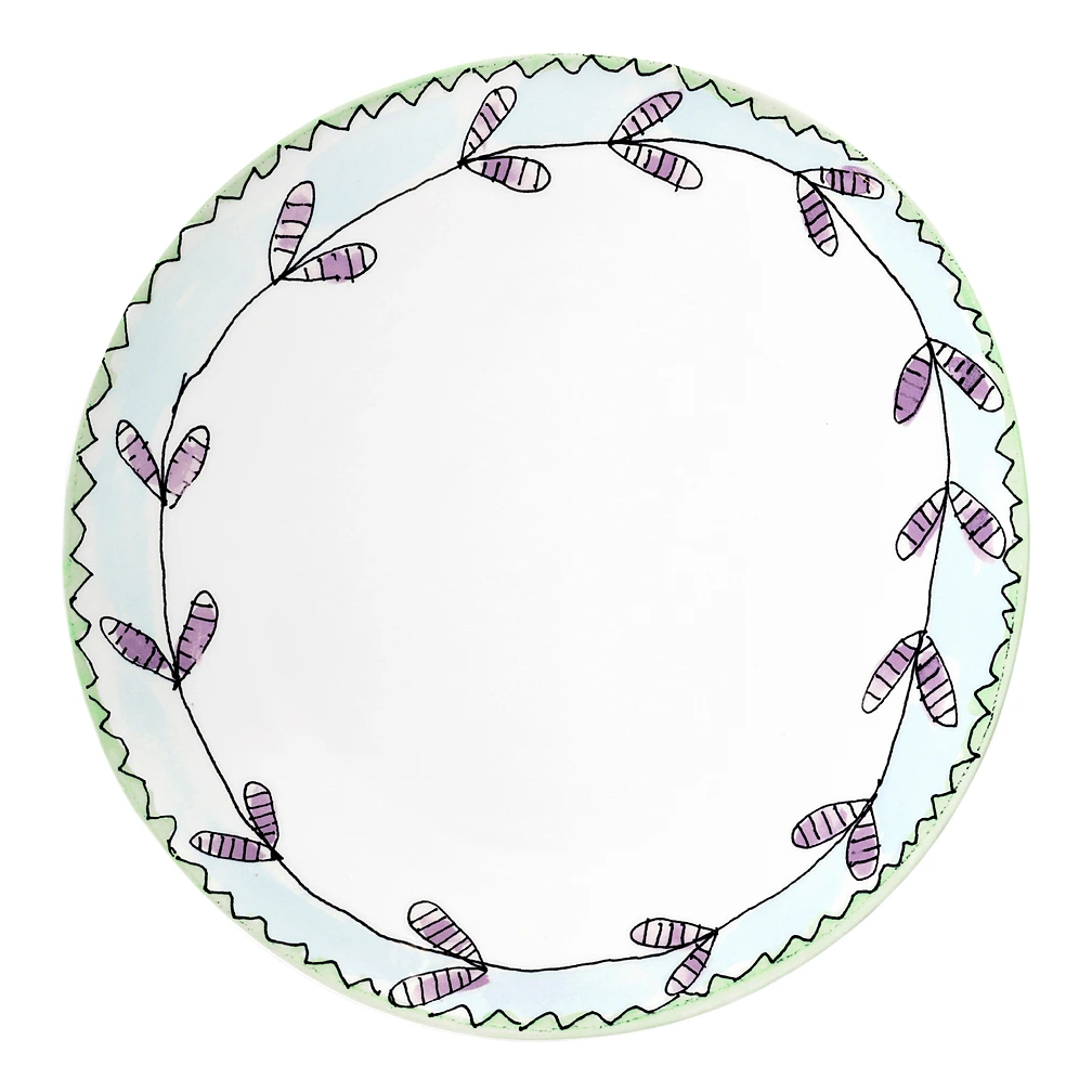 Обеденная тарелка Midnight Flowers, 28 см от Serax