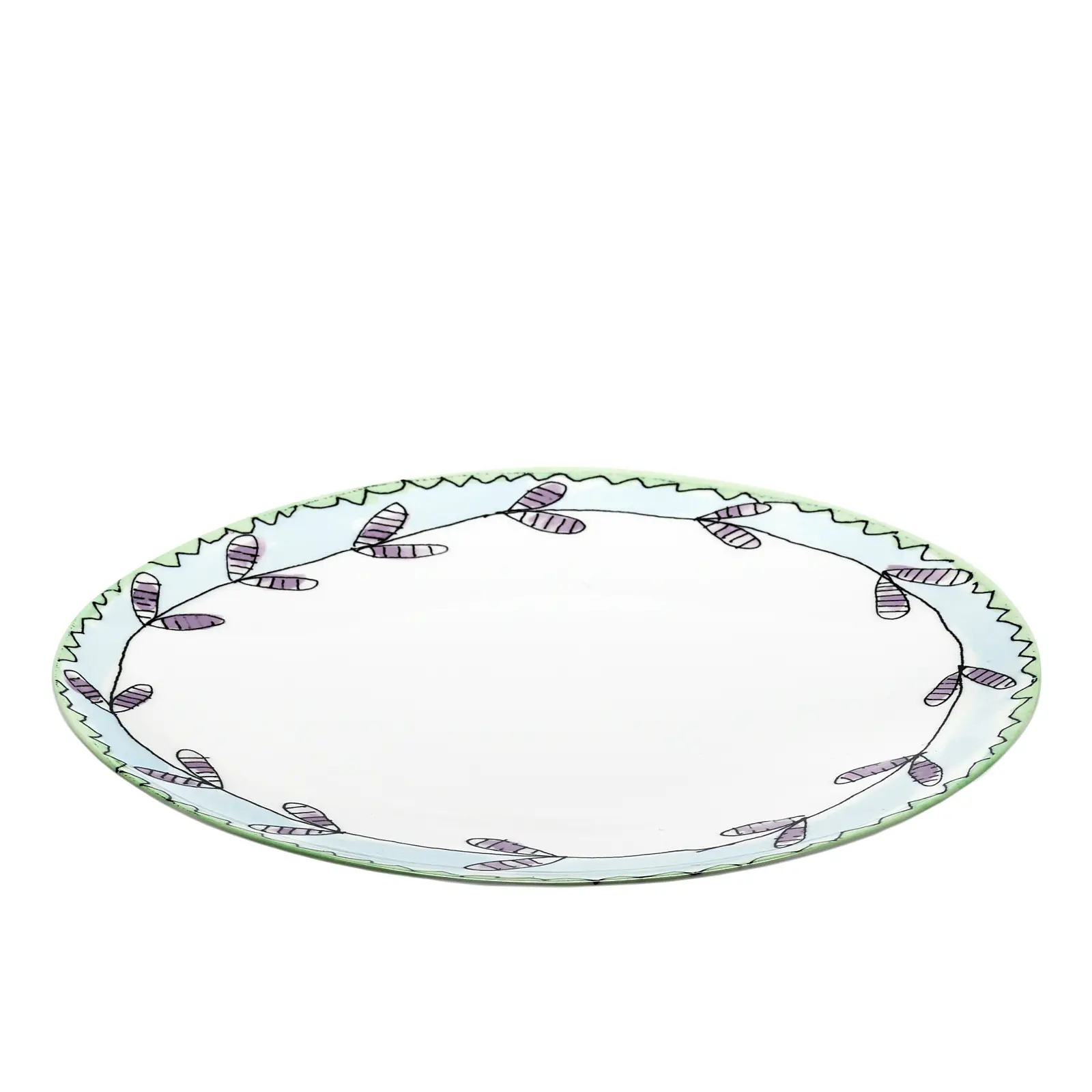 Обеденная тарелка Midnight Flowers, 28 см