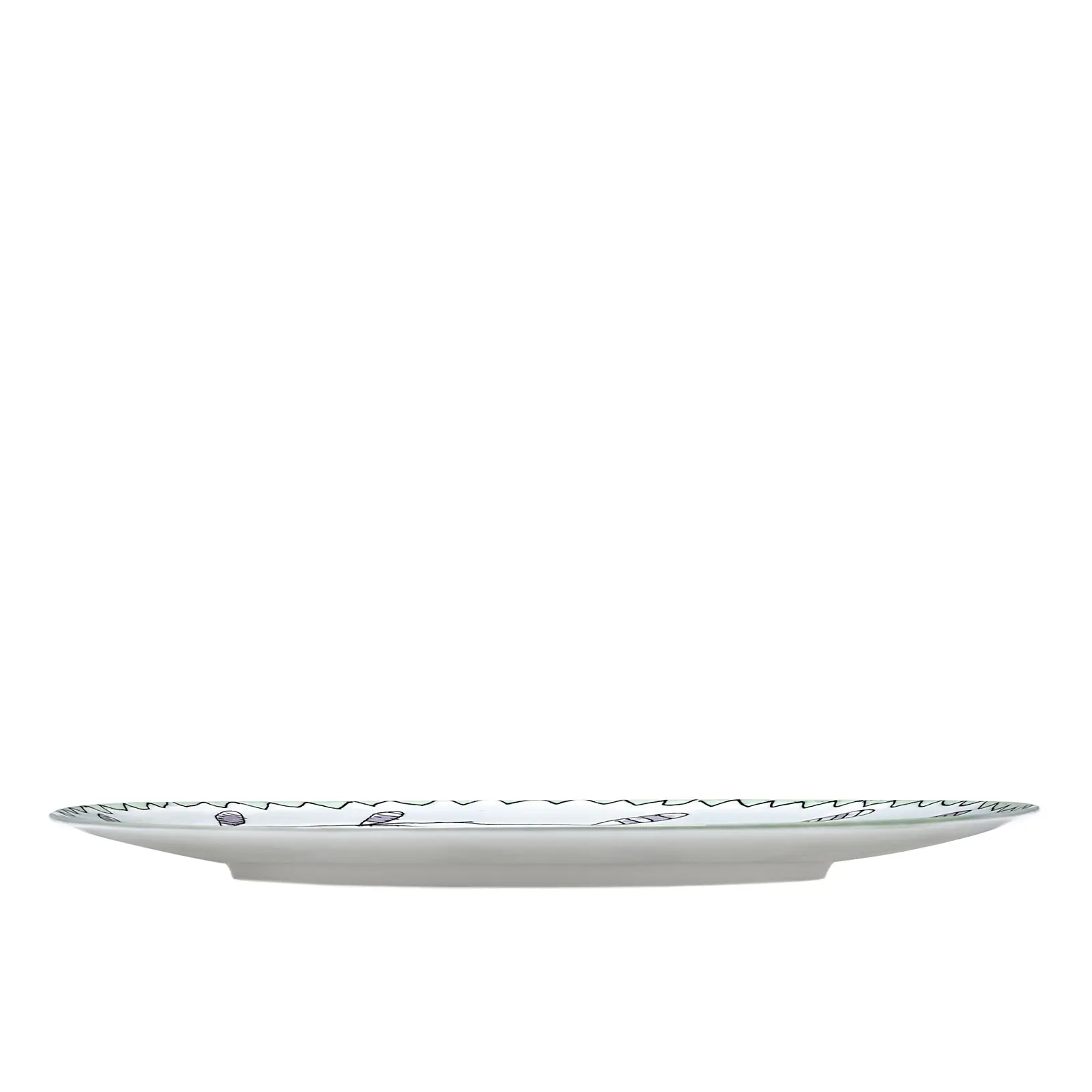 Обеденная тарелка Midnight Flowers, 28 см