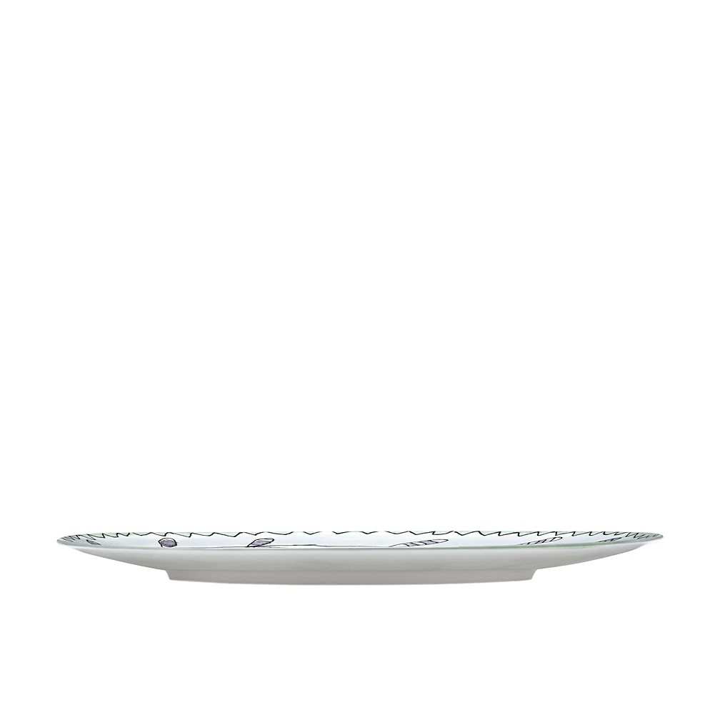 Закусочная тарелка Midnight Flowers, 24 см от Serax