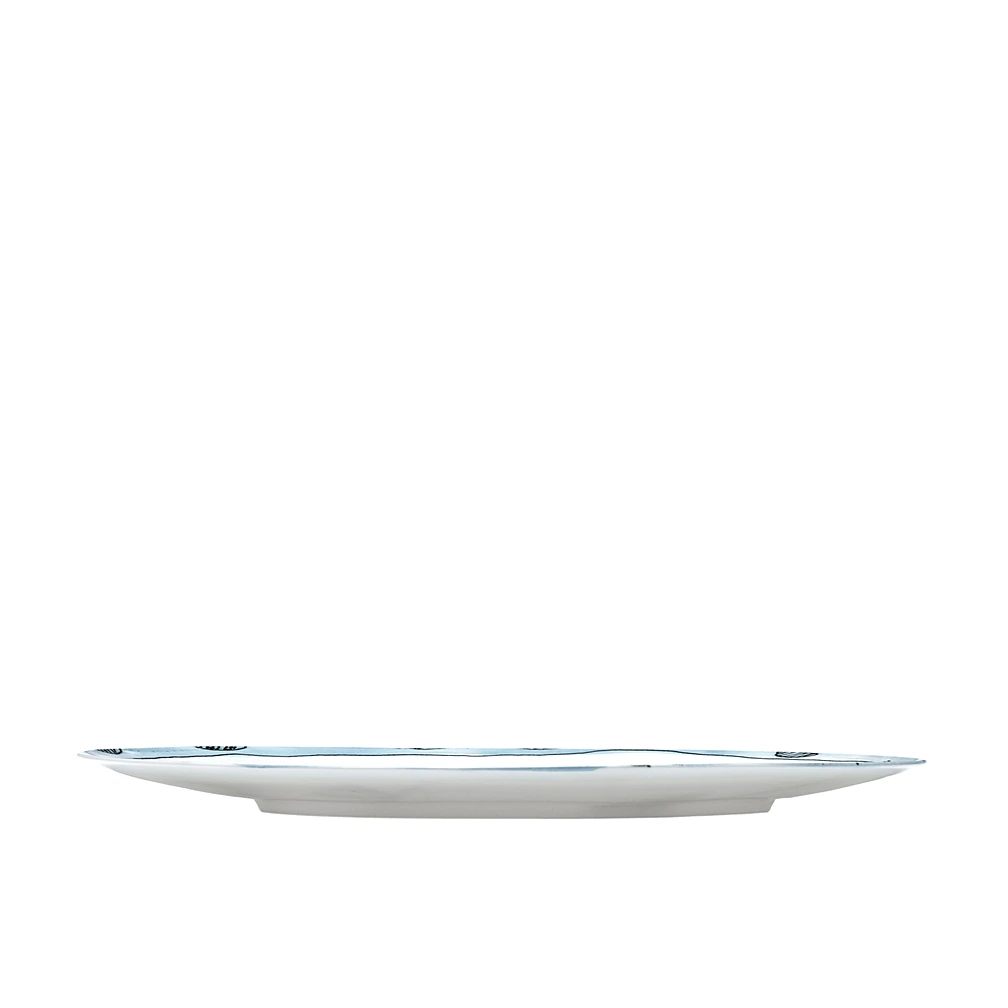 Закусочная тарелка Midnight Flowers, 24 см от Serax