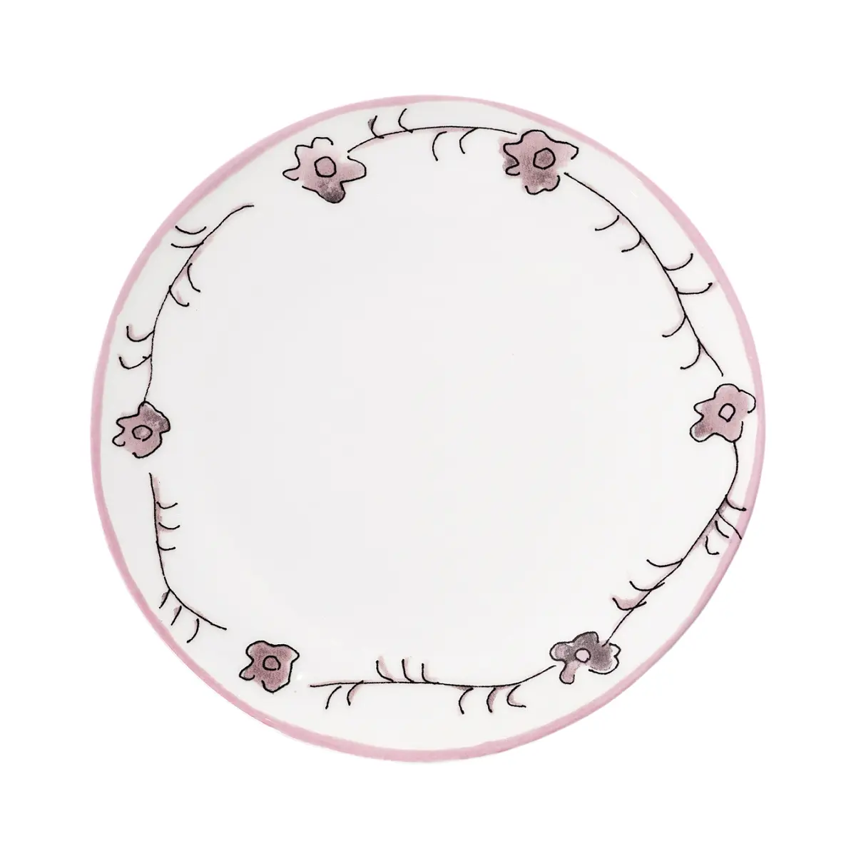 Пирожковая тарелка Midnight Flowers, 16 см